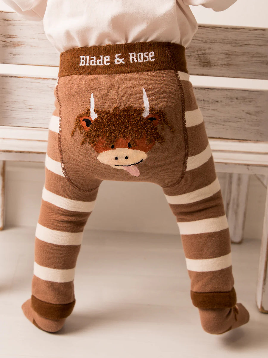 Legging Enfant DYT Taille S, Rose Vache Folle, Ultra Doux