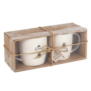 Set of two mugs in a gift box.