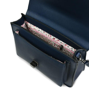 Harris Tweed Satchel / Handbag (Navy Herringbone) Shoulder Bags Snowpaw Contempo