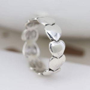 Sterling Silver Multi Heart Ring Rings Peace of Mind Contempo