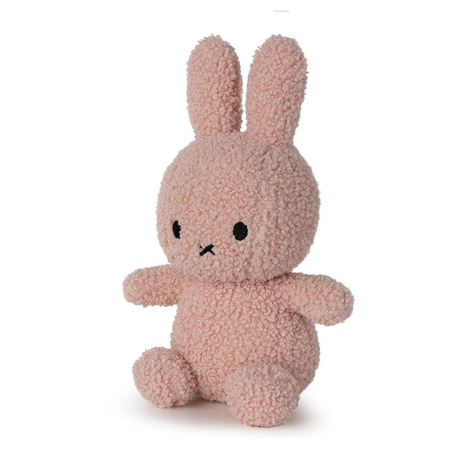 Miffy Tiny Teddy pink soft toy, side view