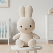 Miffy terry cream extra large soft toy, side view