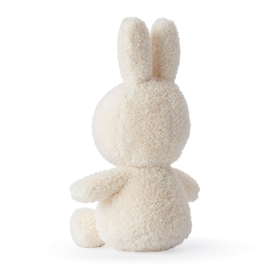 Miffy terry cream soft toy, back view