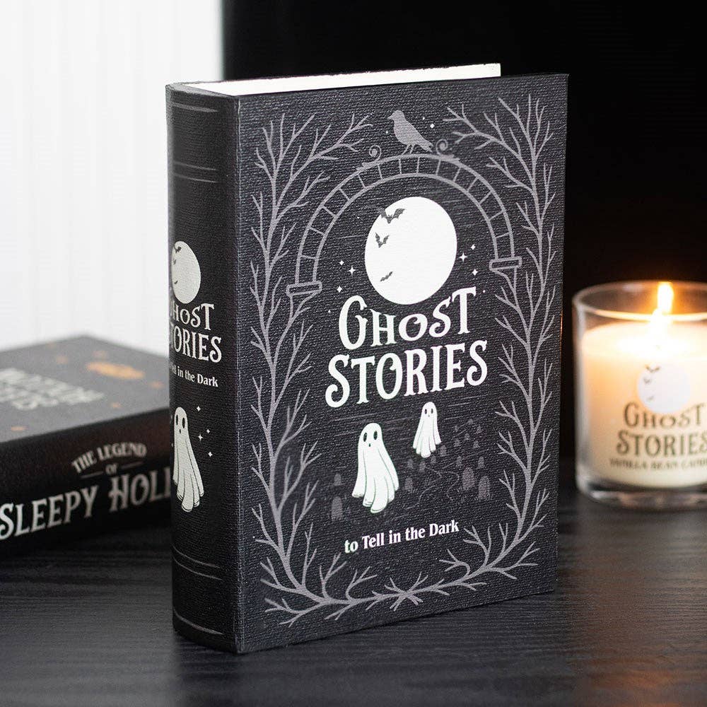 Ghost Stories Halloween Book Shaped Storage Box