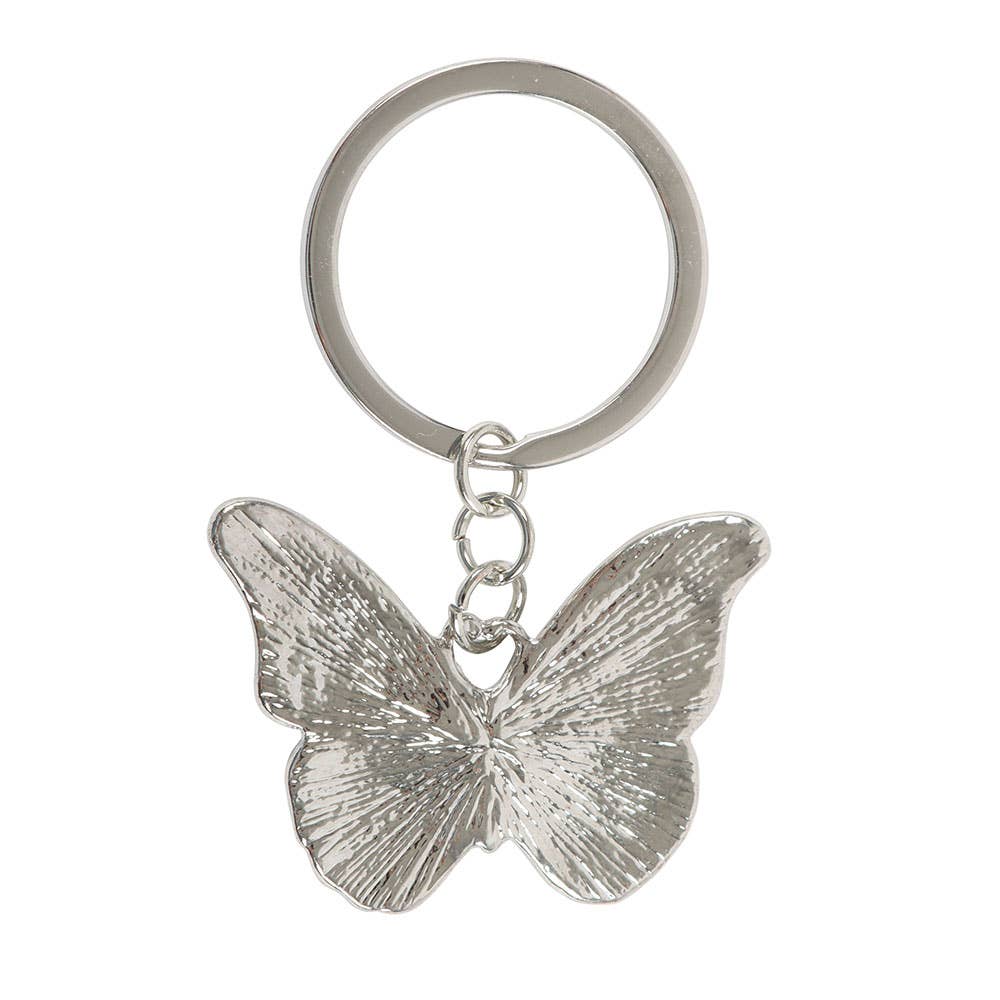 Back view of enamel butterfly from White Butterfly collection