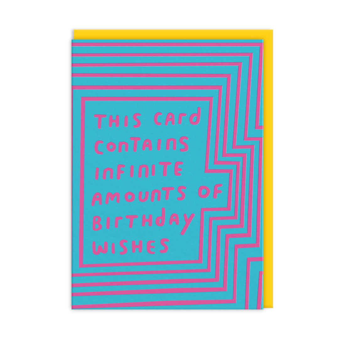 Infinite Birthday Wishes Greeting Card (13082)
