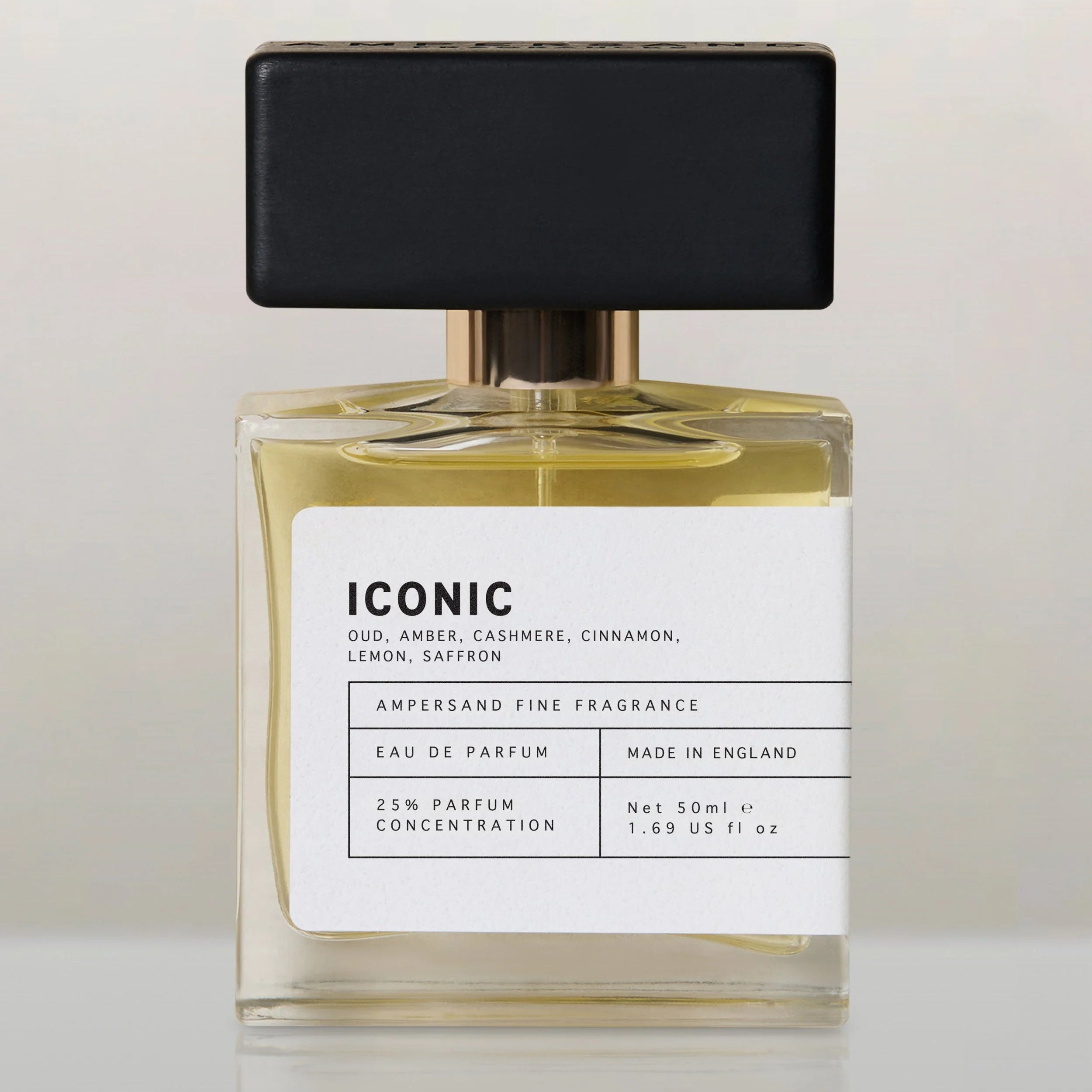 Ampersand Iconic eau de parfum bottle on light grey background