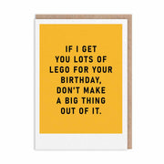 Lots Of Lego Birthday Card (9613)