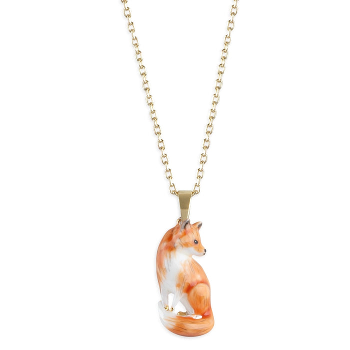 Fox Drop Necklace