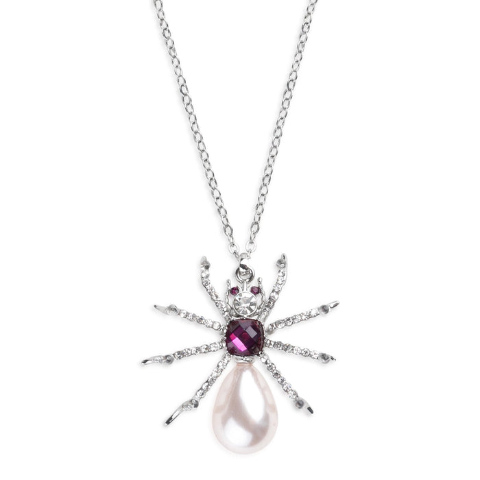 Pearl Spider Necklace