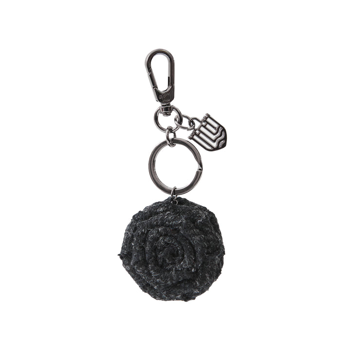 Rose Keyring with Harris Tweed®