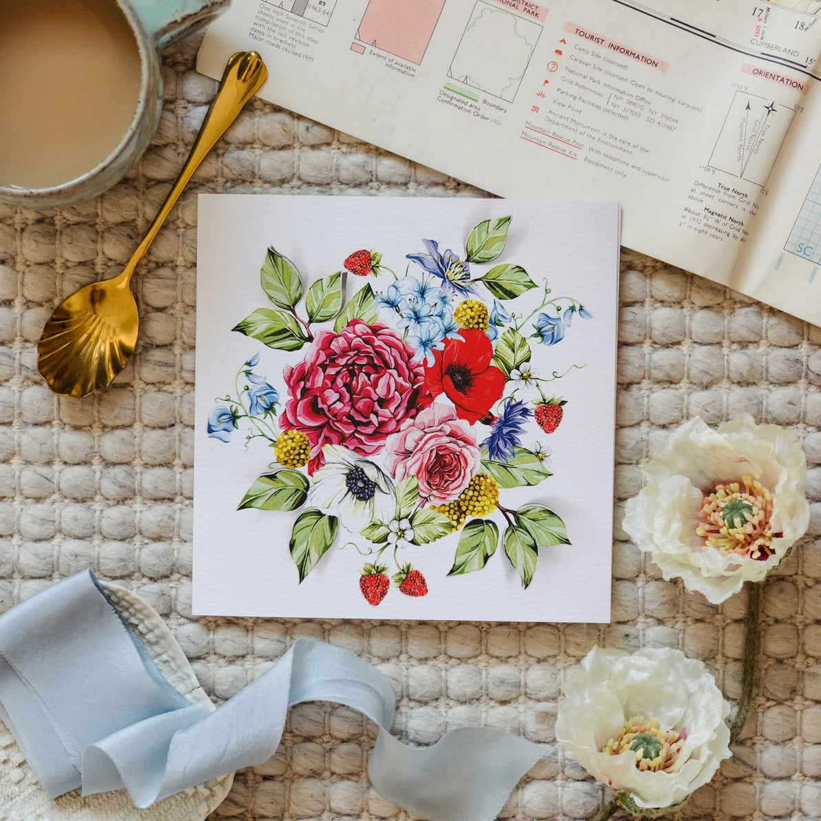 Bouquet Pop Out Floral Greetings Card