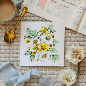 Bouquet Pop Out Floral Greetings Card