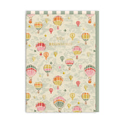 Cath Kidston Hot Air Balloons New Beginnings Greeting Card (11532)
