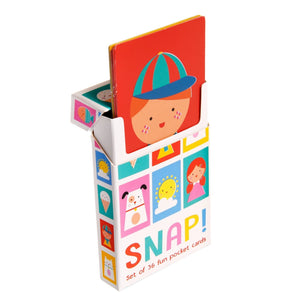 Children’s Snap Cards set showing a card with a boy illustration.