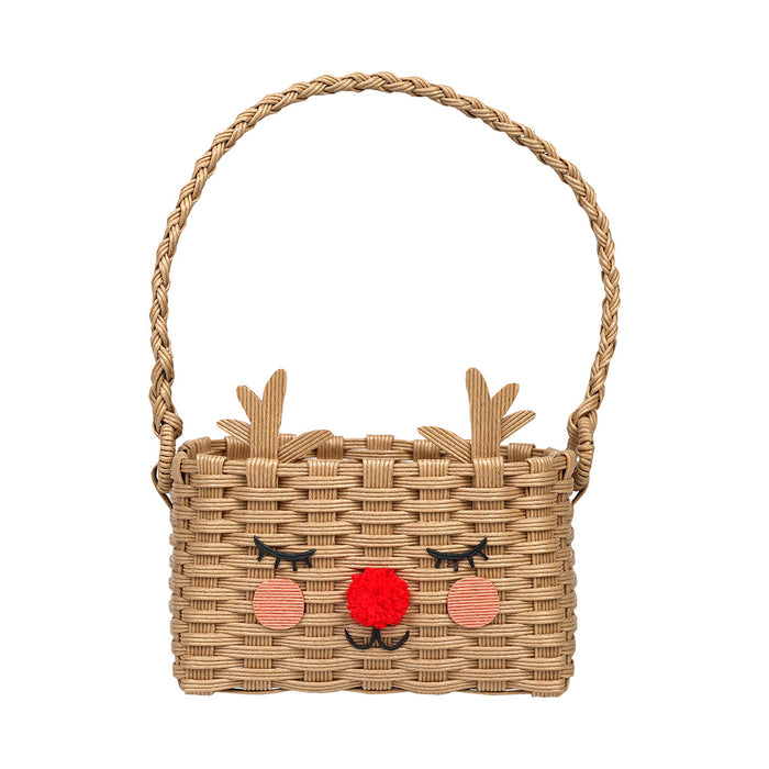Reindeer Christmas Basket