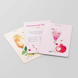 Get ready for a fizzy explosion! This card features a visually stunning image and a recipe that uses vodka, grapefruit juice, lime juice, Luxardo Maraschino liqueur, and prosecco. It's a refreshing and exciting cocktail guaranteed to impress your guests.