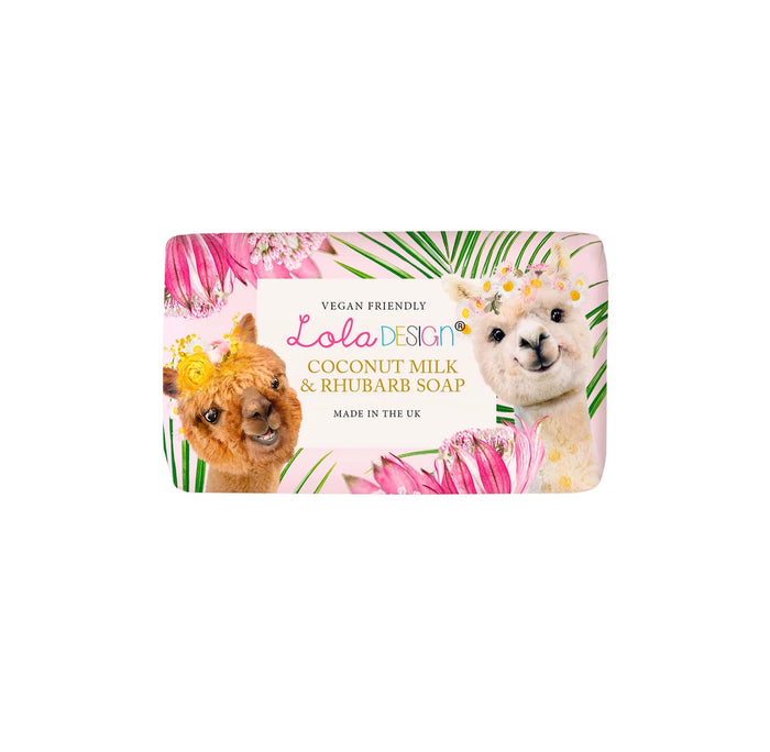 Coconut Milk & Rhubarb Alpacas Soap