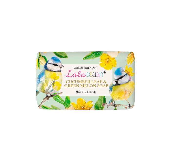 Cucumber Leaf & Green Melon Blue Tits Soap