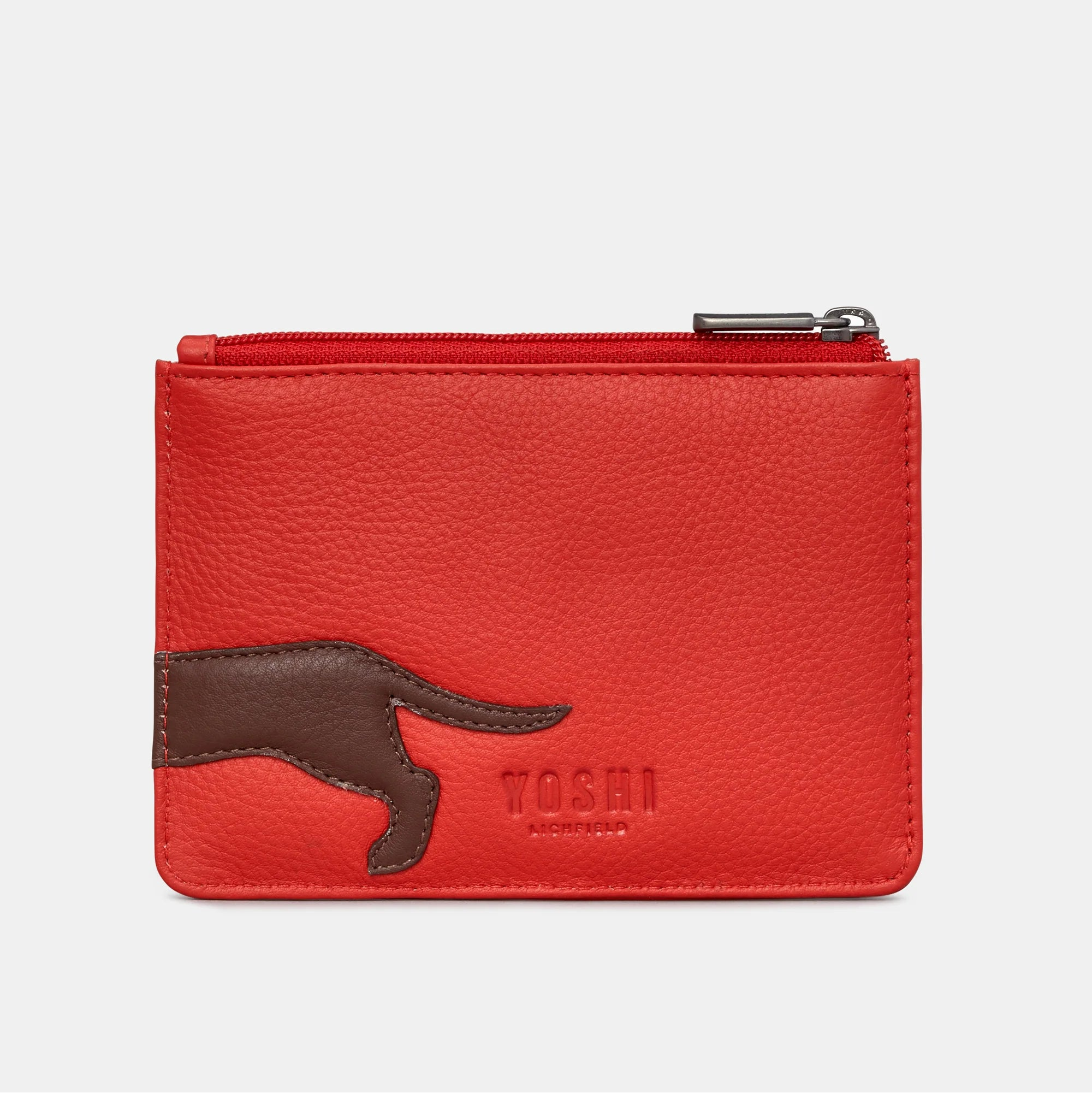 Yoshi Dottie the Dachshund purse – back view with tail applique.