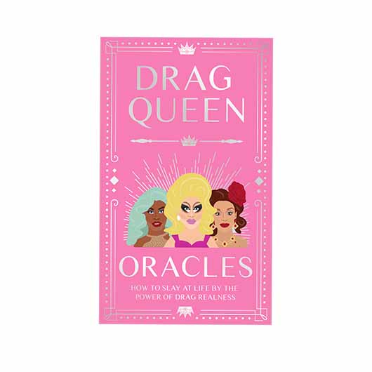 Drag Queen Oracles deck with Sasha Velour card displayed.