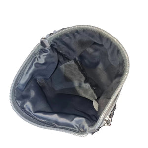 Earth Squared 3 Zip Pouch Bag: Spacious Interior for Everyday Essentials