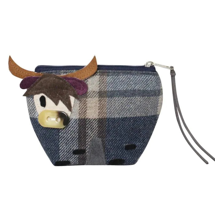 Tantallon Tweed Cow Purse