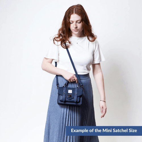 Chestnut Tartan Satchels with Harris Tweed®