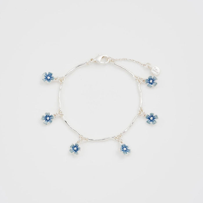 Forget Me Not Silver Bracelet