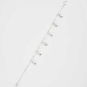 Forget Me Not Silver Bracelet