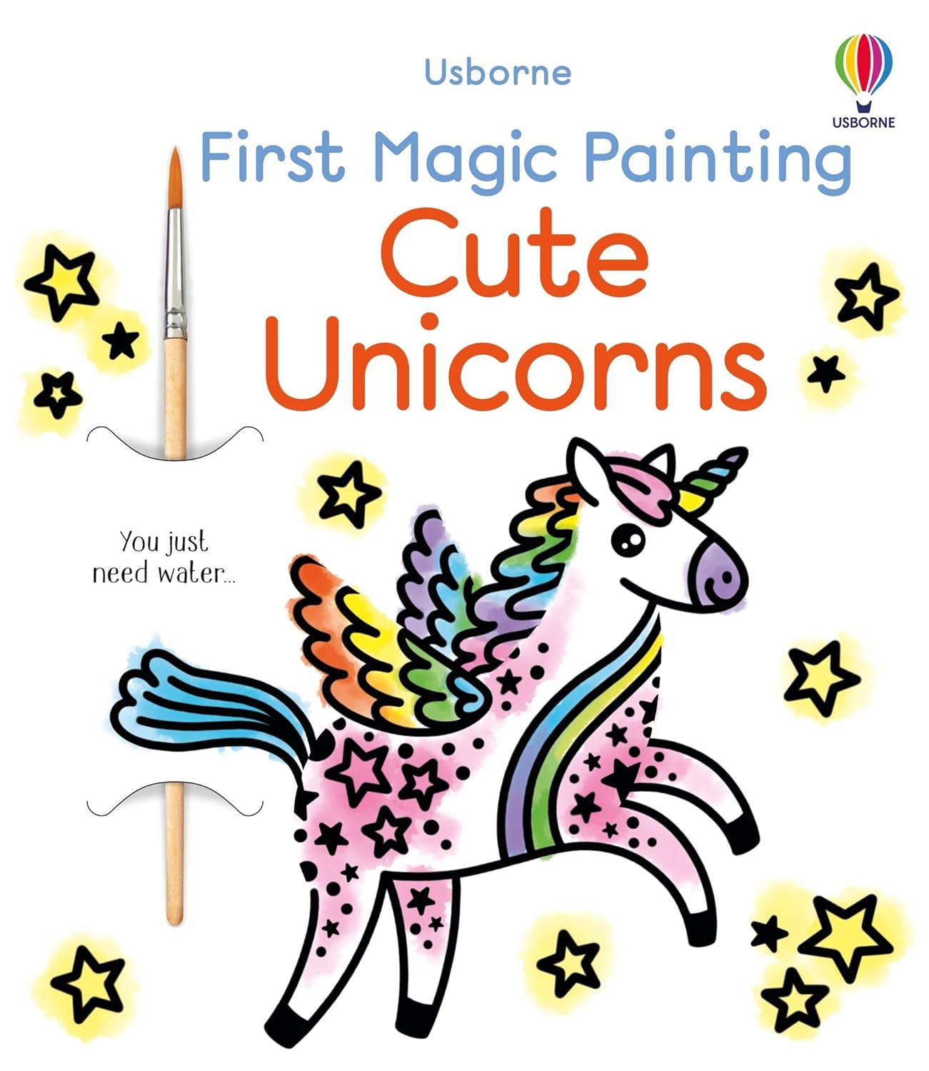 First Magic Painting Cute Unicorns showing interior unicorn illustrations