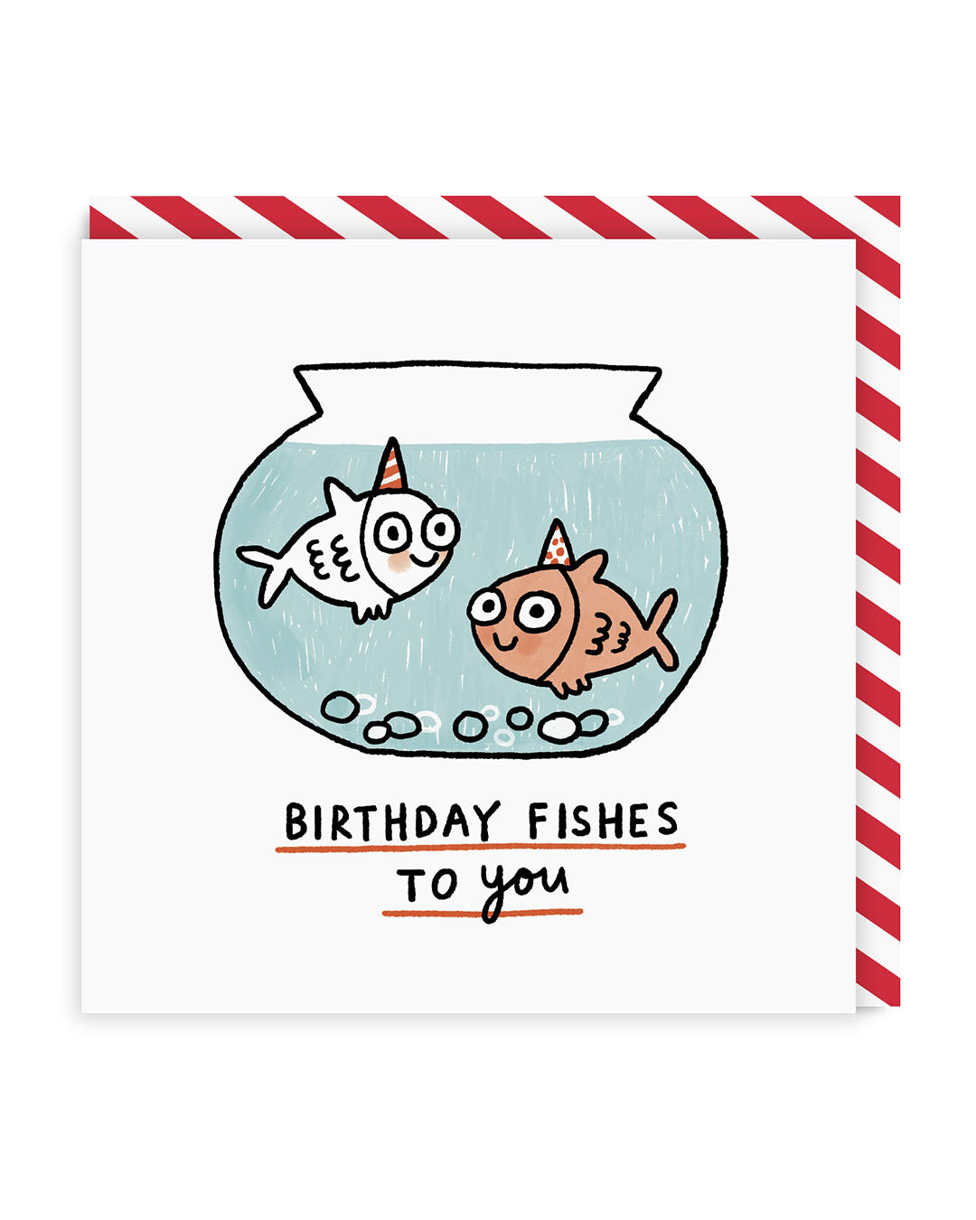 Birthday Fishes To You Greeting Card (4906)