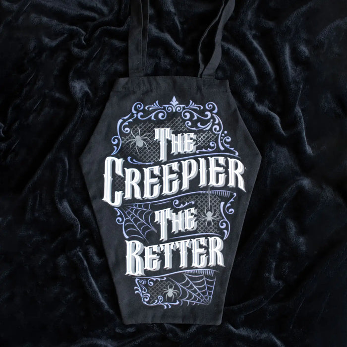 Gothic Coffin Shaped Tote Bag