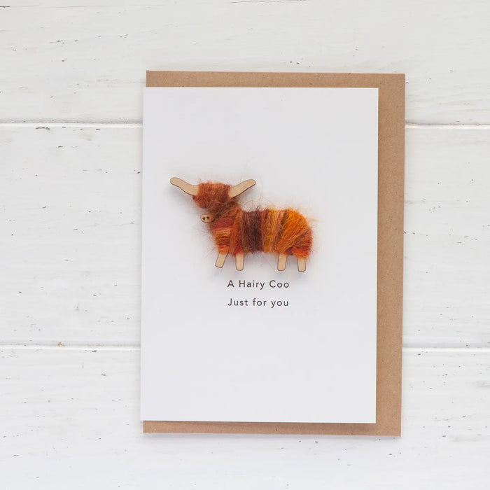 Highland Cow Greetings Card