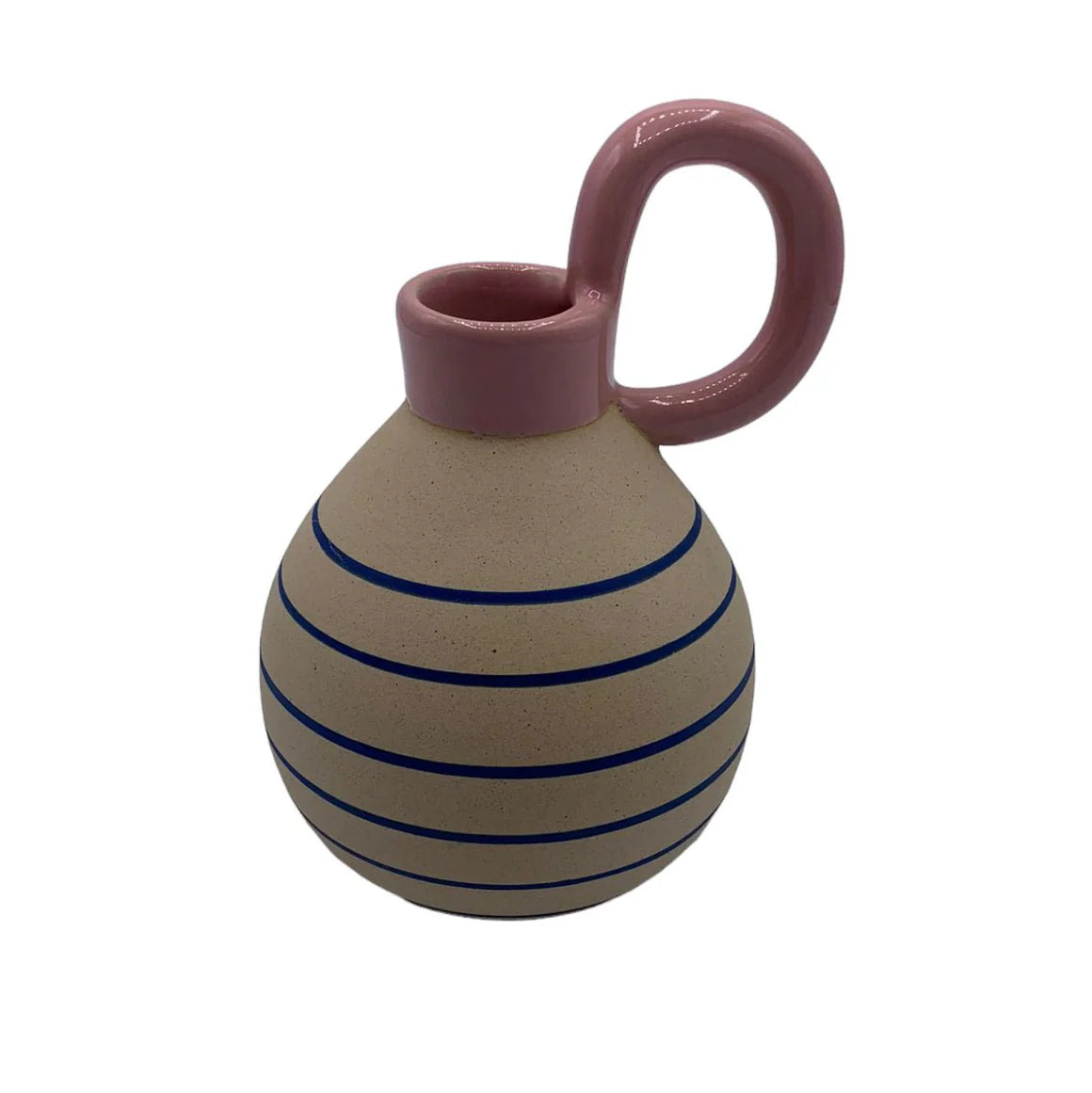 Top-down view of the House of Disaster Bloc Vase showing the glazed interior and wide opening, ideal for displaying fresh or dried flowers.