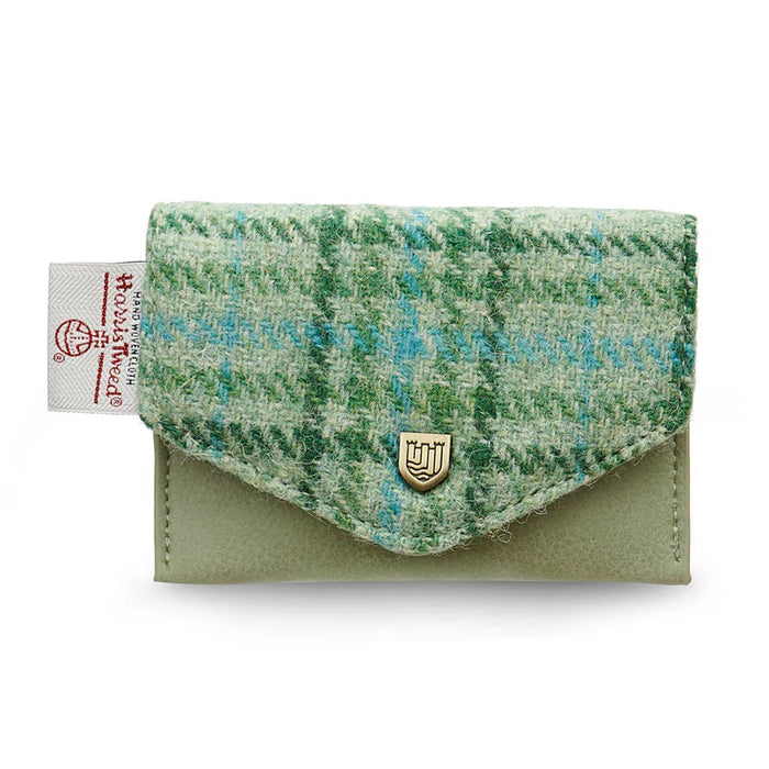 Mint Tartan Card Holder with Harris Tweed®