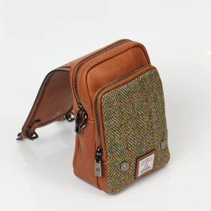 A look inside the spacious interior of the Harris Tweed bag.