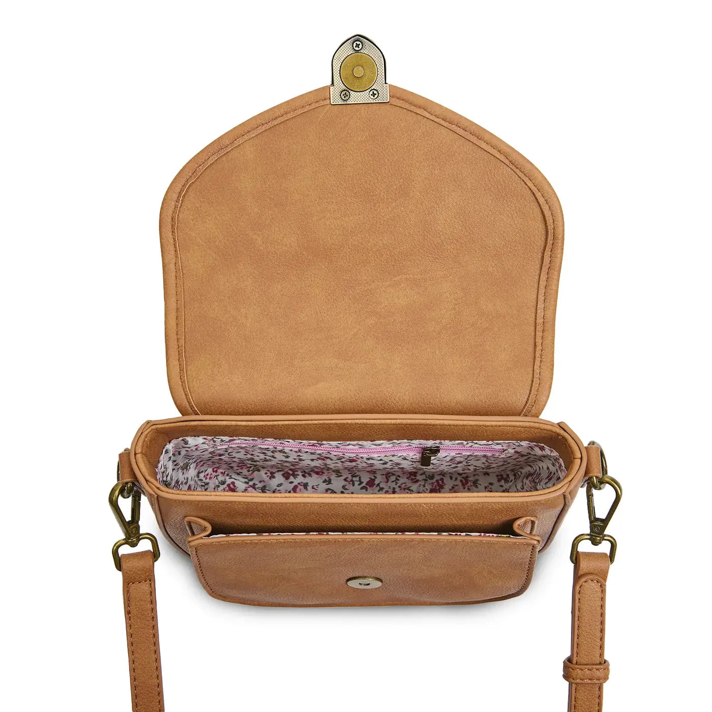 Mini leather saddle clearance bag