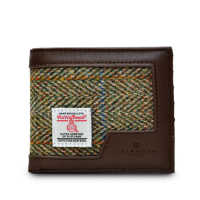 Chestnut Herringbone Wallet with Harris Tweed®