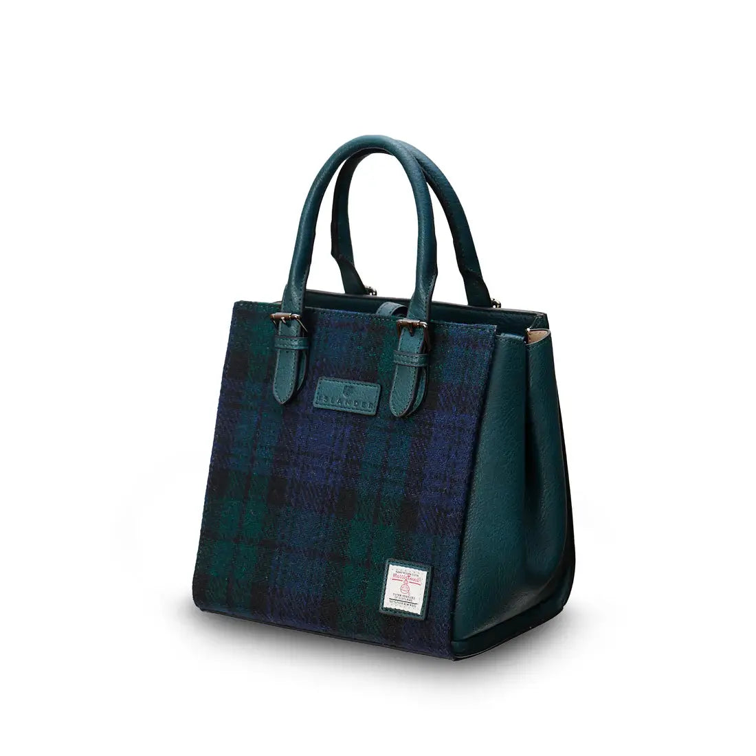Women's Small Leather Tote Bag In Black & Silver U2013 Thursday