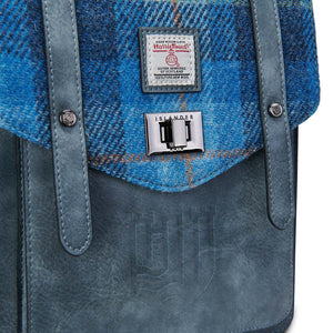 Crafted from authentic Harris Tweed®, the Mini Carloway Backpack embodies Scottish heritage.