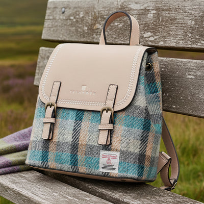 Mini Jura Backpack - Islander Tartan Harris Tweed®