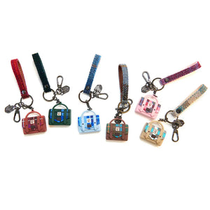 Can't choose just one? This colourful collection of Harris Tweed keyrings has something for everyone.