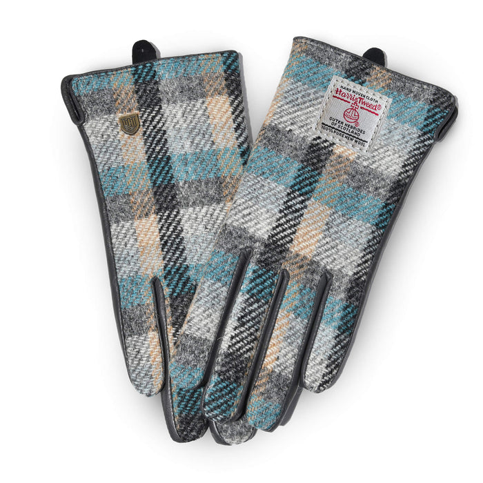 Ladies Gloves with Islander Tartan Harris Tweed®