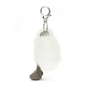 This adorable cloud charm is the perfect accessory for anyone who loves soft toys and fun additions to their belongings.