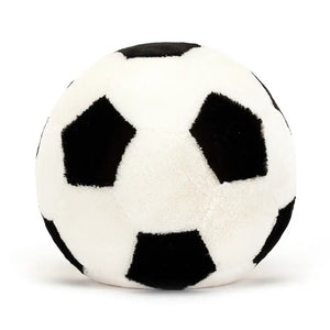 From behind the Jellycat Amuseable Sports Football.