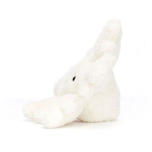 Side View: Squishy Snow Fun! The Jellycat Amuseable Snowflake with Soft Fur & Textured Branches, Ready for Winter Play.