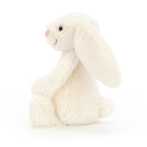  Jellycat Bashful Christmas Bunny in cream, showcasing its long, floppy ears.







