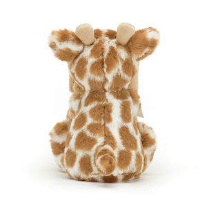 Snuggle time with a friend! The Jellycat Bashful Giraffe Soother features a super soft soother and a friendly Bashful Giraffe.