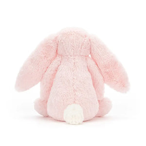 Floppy ears & fluffy tail! Jellycat's Bashful Pink Bunny charms with its soft fur, playful pose, and iconic ear droopiness - a guaranteed sleep companion.